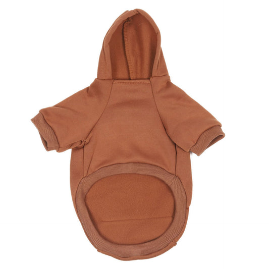 Pet Solid Color Hooded Sweatshirt Fall/Winter