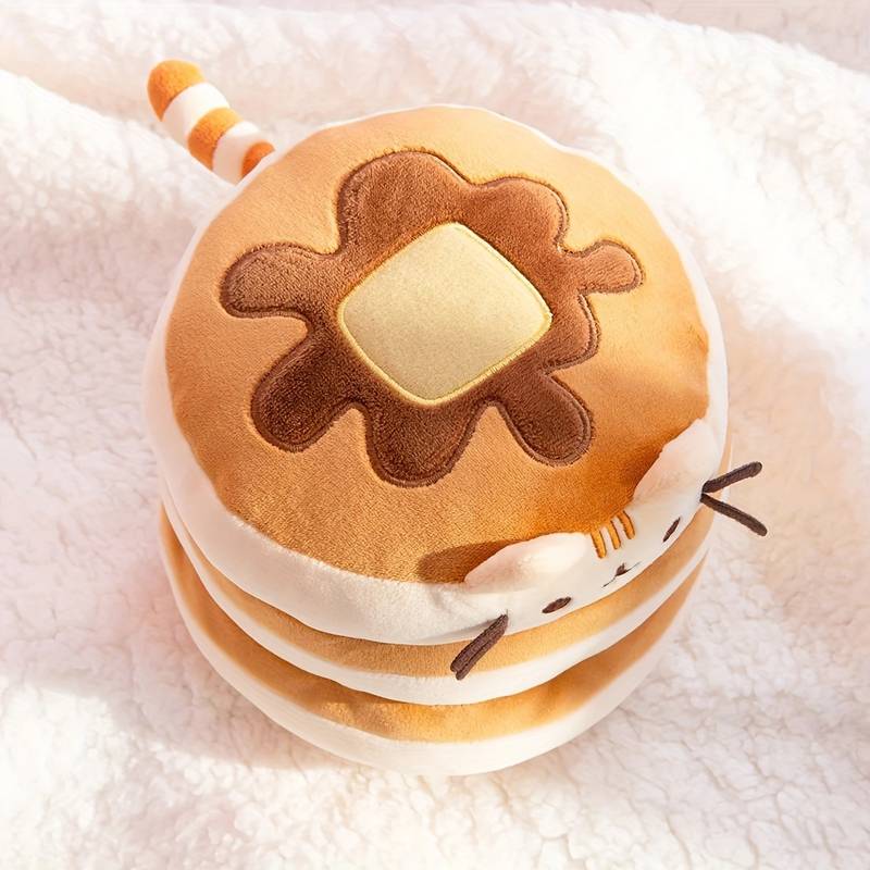 Plush Hamburger Dog Chew Toy - Durable Cartoon Pattern Pet Plaything for All Breeds