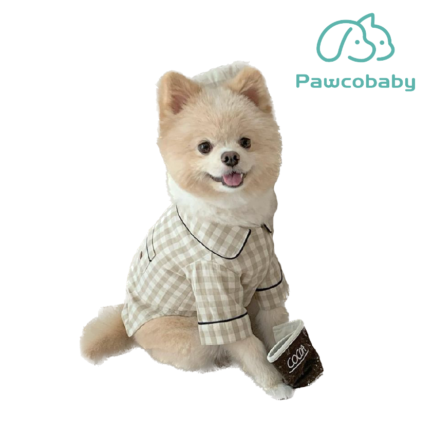 "PAWCOBABY Warm Plaid Matching Family Pajamas – Classic Checkered Cotton PJs for Winter, Parent-Child Cozy Loungewear Set"