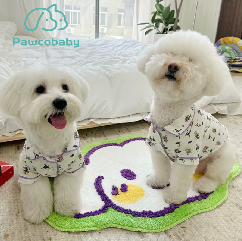 "PAWCOBABY Tender Garden Matching Family Pajamas – Breathable Floral Pajama Set for Parents and Kids, Soft Cotton Sleepwear for All Seasons"