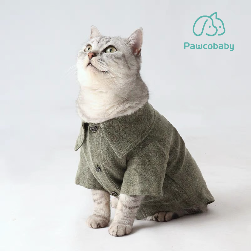 PAWCOBABY Classic Dark Green Matching Pet and Owner Pajamas – Cozy Solid Color Sleepwear Set for Dogs and Parents, Perfect for Family Nights"